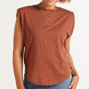 Good American Strong Shoulder Tank